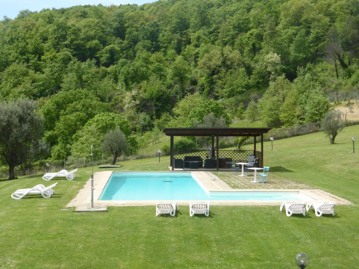 Country House La Casa Paterna Monte Santa Maria Tiberina Eksteriør bilde
